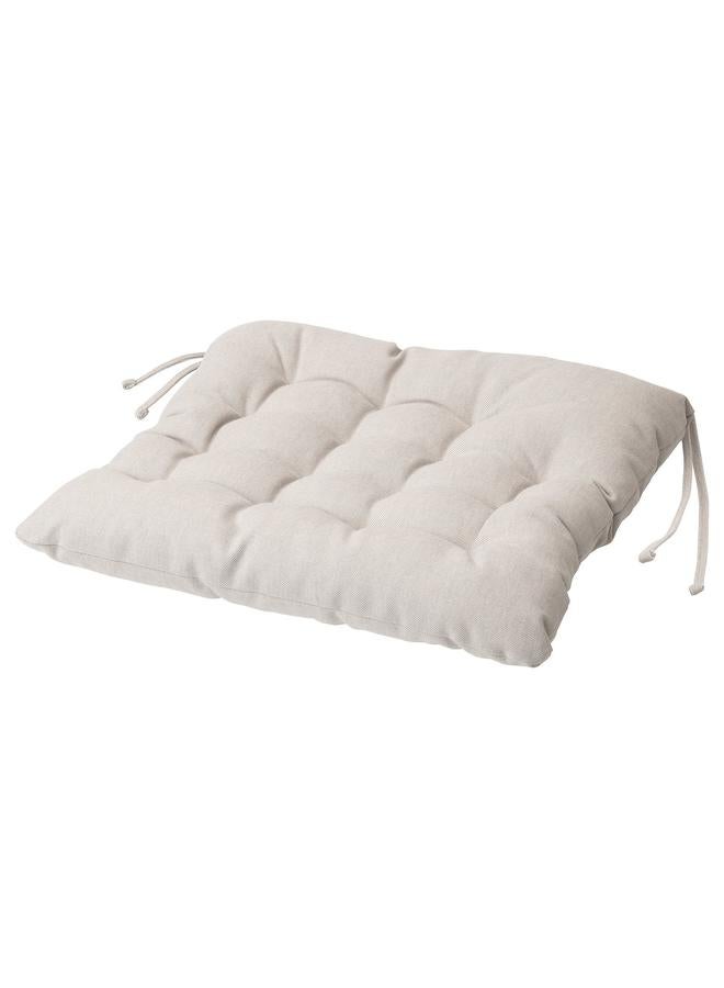 Zaboon Chair Pad, Beige, 38X38X6 Cm - Image 1