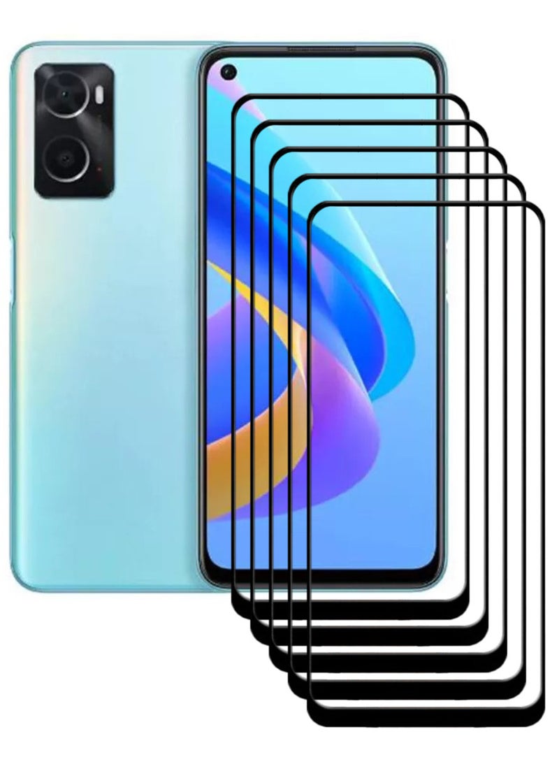 ACLIX 5 Pieces Antistatic ESD Dustproof Premium Quality High Definition Tempered Glass Screen Protector Designed For Oppo A36 - Image 1