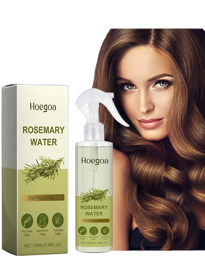 HOEGOA Rosemary Water Spray For Hair Growth (100 ml) | Hair Spray for Regrowth | Rosemary Hair Mist | Adds Shine | Helps Reduce Hairfall | Strengthens Hair | Suitable For All Hair Types - Image 1