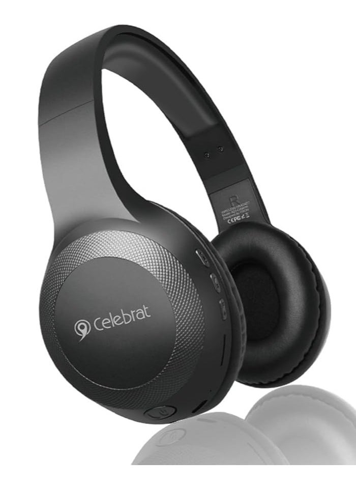 Celebrat A23 HEADPHONES AUX Playback TF Card Playback 148 Weight Black  - Image 4