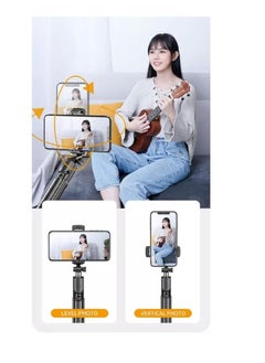 ماركة غير محددة Your trust. Bluetooth Selfie Stick Tripod & Bluetooth Remote Multi-functional Extendable Bluetooth Selfie Stick Tripod (Bluetooth Remote Included)  - Image 4