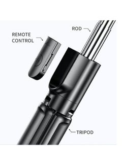 ماركة غير محددة Your trust. Bluetooth Selfie Stick Tripod & Bluetooth Remote Multi-functional Extendable Bluetooth Selfie Stick Tripod (Bluetooth Remote Included)  - Image 5