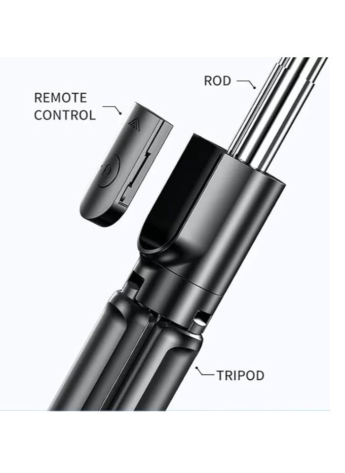 ماركة غير محددة - Your trust. Bluetooth Selfie Stick Tripod & Bluetooth Remote Multi-functional Extendable Bluetooth Selfie Stick Tripod (Bluetooth Remote Included) - Image 1