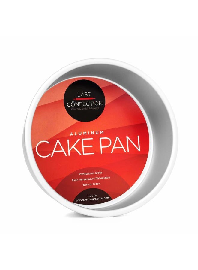 Last Confection صينية كعكة دائرية من الألمنيوم 7" x 3" - أدوات خبز احترافية - Image 1