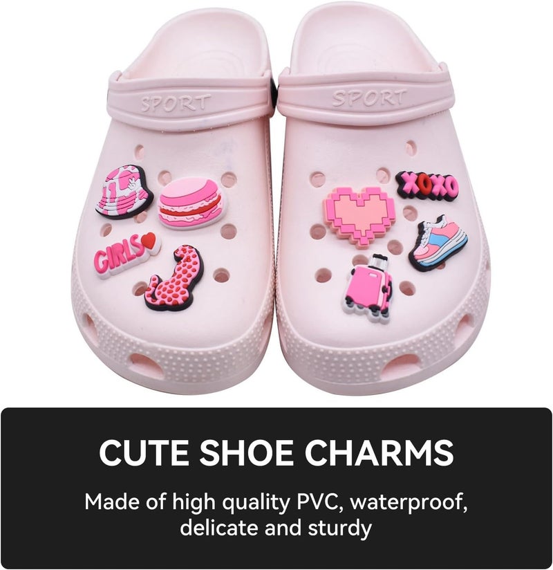 Proxima Direct 37Pcs Cute Shoe Decoration Charms for Crocs - Assorted Shapes for Kids and Teens - Image 3
