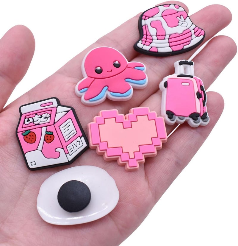 Proxima Direct 37Pcs Cute Shoe Decoration Charms for Crocs - Assorted Shapes for Kids and Teens - Image 4