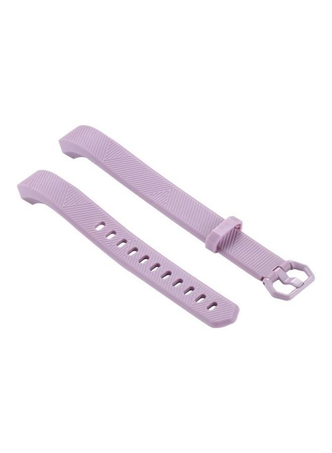 NIBEMINENT Silicone Replacement Strap Band For Fitbit Alta Smart Watch Light Purple - Image 2