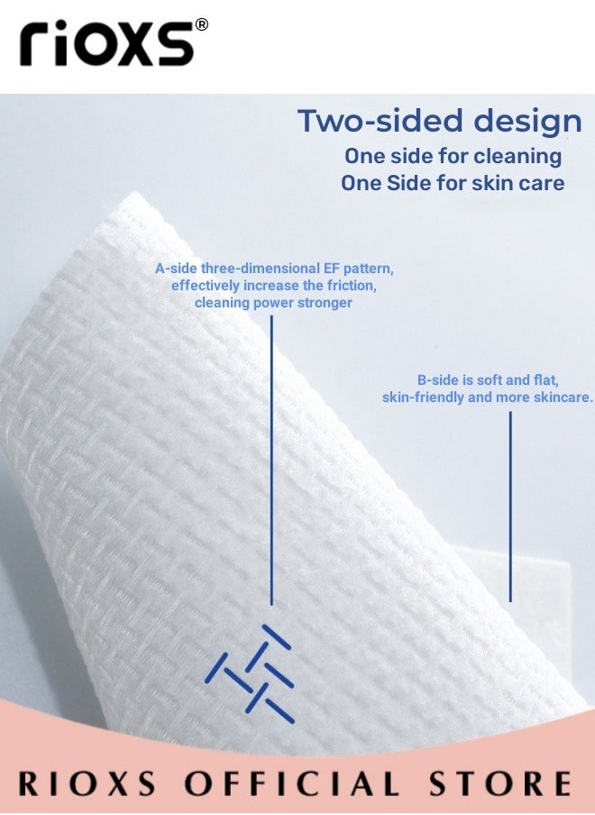 RIOXS Compressed Towel Set Pure Cotton Thickened Disposable Face and Bath Towels Travel and Camping Emergency Towel Set Soft Convenient Durable Suitable for Home Hotel and Outdoor Use  - Image 3