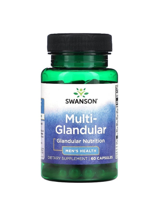 Swanson, Multi-Glandular, Men's Health, 60 Capsules (Packaging may vary) - Image 1