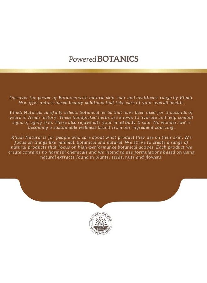 Khadi Natural Moroccan Argan Shampoo ; Shampoo For Dry Hair ; Moisturizing Shampoo For Frizzy Hair ; Paraben Silicone & Sulphate Free; Suitable For All Hair Types ; Powered Botanics  - Image 4