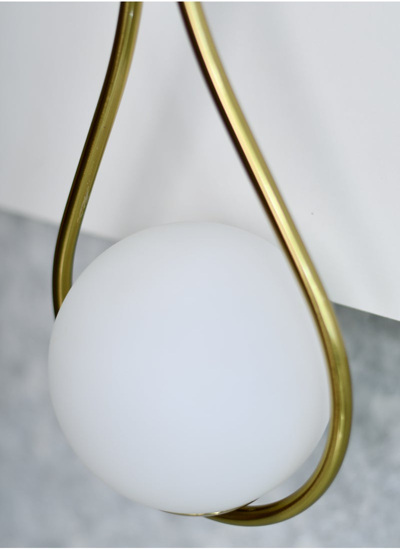 هابي لايت مصباح جداري كروي LED بقاعدة ذهبية  - Image 4