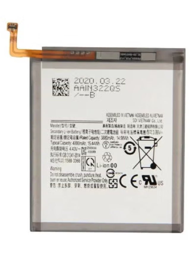 MUNTAQI Premium Replacement Internal Battery Compatible with Samsung Galaxy A25 – High-Capacity Lithium-Ion Cell with Long-Lasting Power, Enhanced Charging Efficiency, Overcharge Protection & Reliable Performance – Ideal for Boosting Battery Life & Device Speed – Safe, Durable & Easy to Install - Image 1