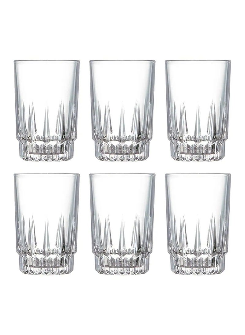 Arcopal Glass Cup Set, 6 Pieces, Transparent Color - Image 2