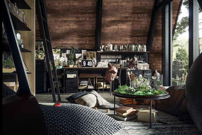 Dimoon Wood Wallpaper Brown Dark Wood Contact Paper Brown Wood Plank Wood Peel and Stick Wallpaper Removable Rustic Wood Grain Self Adhesive Vintage Distressed Texture Desk Vinyl Roll17.7 x78.7'' - Image 3