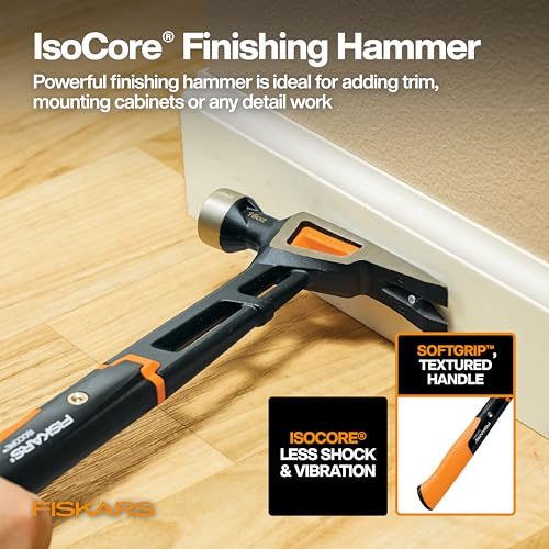 Fiskars Home Essentials Tool Kit with PowerGear Lopper, Shears, Bypass Pruner, Folding Saw with 2 Blades, IsoCore Hammer, and Utility Knife, for Indoor Use and Outdoor Gardening (6 Piece Kit) - Image 4