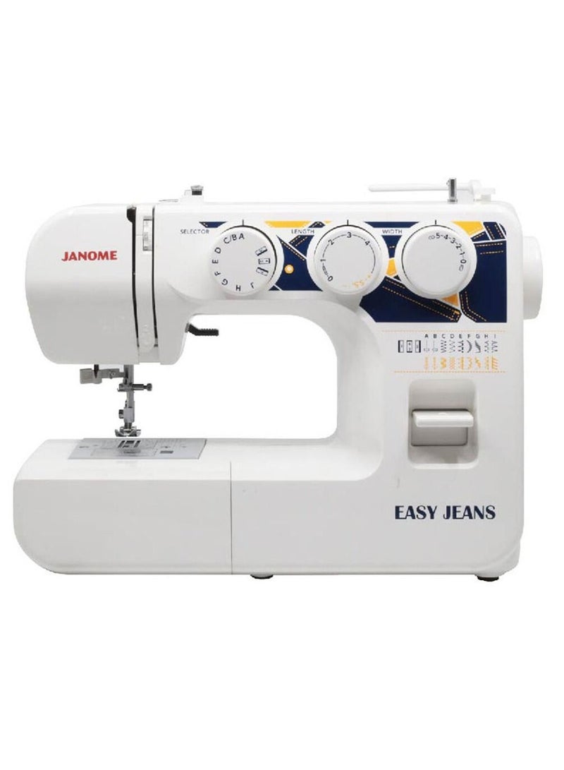 جانوم ماكينة خياطة JANOME  موديل Easy Jeans  (أداء مميز حتى على ألأقمشة الثقيله والجينز) - Image 1