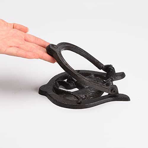 BRASSTAR Cast Iron Antique Horse Hammer Door Knocker Finish Collectible Vintage Rust Color Home Decor Accessories TQGJPT169 - Image 3