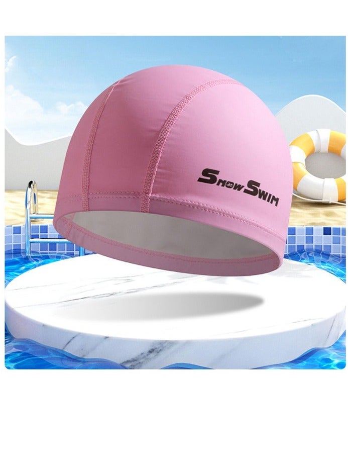 Generic Professional Waterproof Swimming Goggles Mirrored Lens With ultra wide and clear view comes with plastic case Nose Clip with Earplugs and Swimming cap All in one set anti fog swimming goggles（Pink）  - Image 3