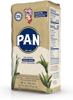 Whole Grain White Corn Meal 1 Kg