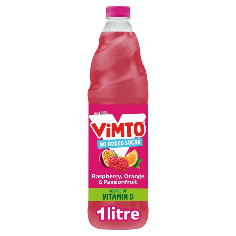Vimto Remix Raspberry, Orange & Passionfruit Squash - Image 1
