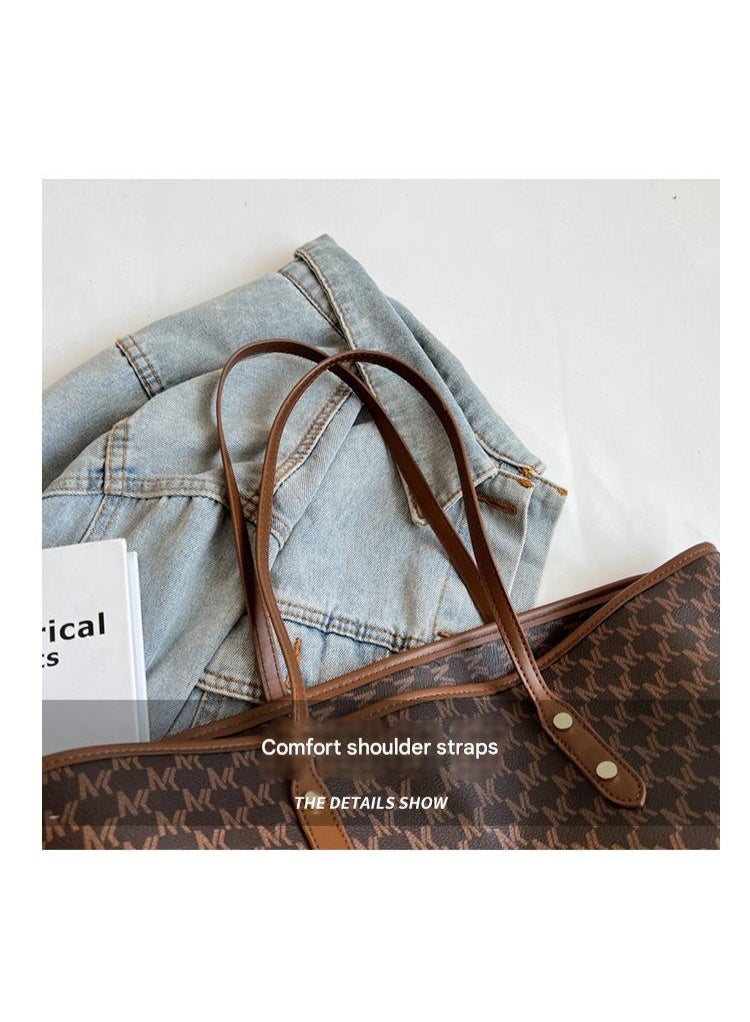 كيفية حقيبة كتف نسائية بسعة كبيرة، كلاسيكية وعادية - Image 4