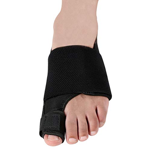 Relief Hallux Valgus Bunion Corrector Splint | Adjustable Toe Straightener with Metal Bar | Day & Night Big Toe Alignment Support | Bunion Pain Brace for Women & Men (Large Size - Left Foot) - Image 1