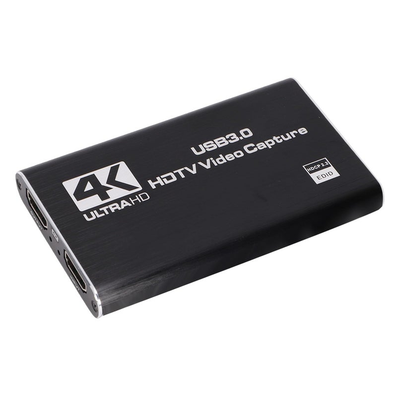 بطاقة التقاط فيديو 4K HDMI مع USB 3.0 و Loop Out بدقة 1080P و 60 إطارًا في الثانية ومدخل ميكروفون 3.5 ملم للبث المباشر - Image 5