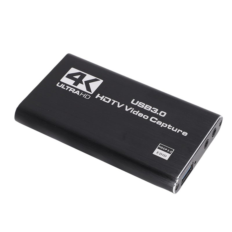 بطاقة التقاط فيديو 4K HDMI مع USB 3.0 و Loop Out بدقة 1080P و 60 إطارًا في الثانية ومدخل ميكروفون 3.5 ملم للبث المباشر - Image 2