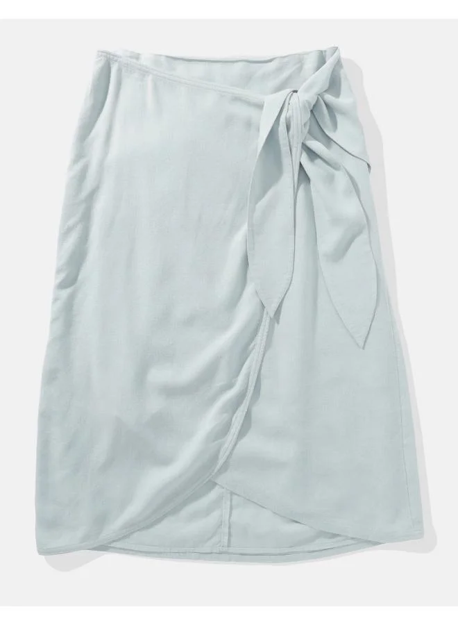 امريكان ايجل 4823 FAUX WRAP MIDI SKIRT