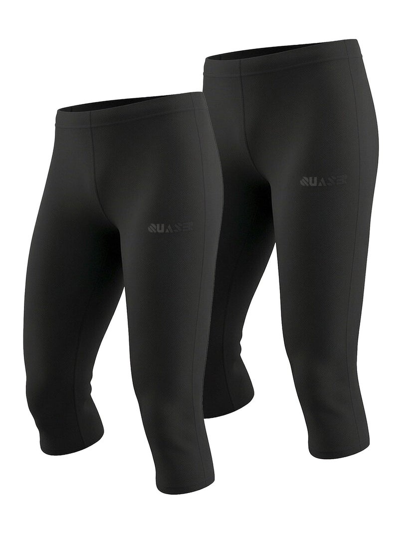 QUASER Sports Capri Pants Men Fitness Sportswear trасksuit Bottoms Skinny Sweatpants Trousers Gyms Running Pants - Image 1