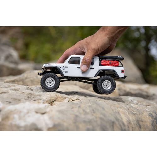 AXIAL شاحنة RC محورية SCX24 جيب غلاديتور 4x4 زاحف صخري مزود بمحرك كهربائي جاهز للتشغيل AXI00005V2T4 - Image 2