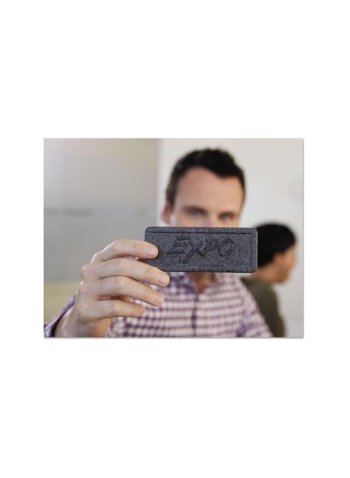 إكسبو مجموعة اقلام المحو الجاف منخفضة الرائحة 80653 من اكسبو متنوعة بسن ازميل 4 قطع أزرق - Image 3