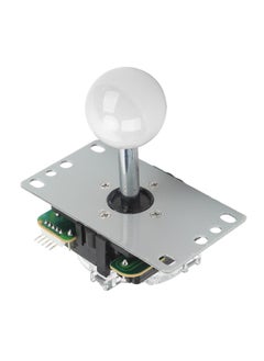 Thoraya Arcade Joystick Gamepad DIY Joystick Arcade Game Fighting Stick Replacement Parts Pin Circuit Board with Ball Head White  - Image 3
