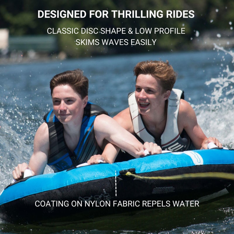 Rave Sports Storm Boat Towable Tube - Inflatable Boating Tube for 1-2 - Image 5
