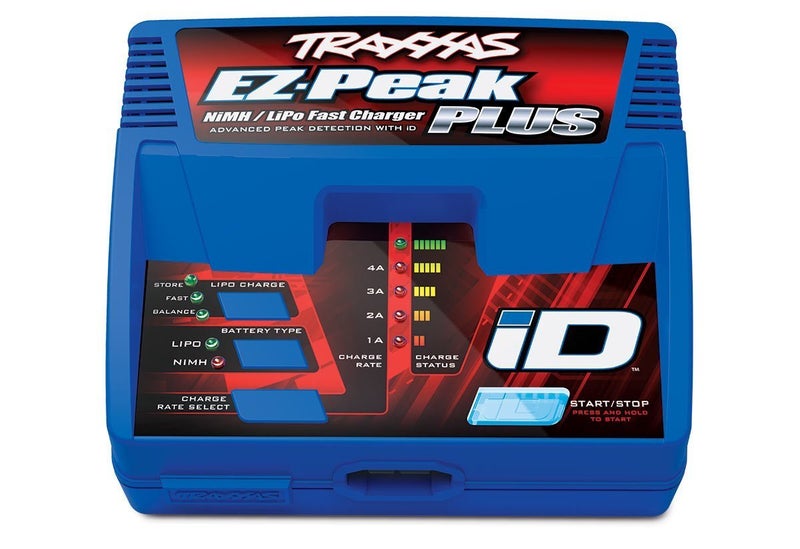 Traxxas 2970 EZ-Peak Plus 4-Amp NiMH/LiPo Fast Charger with ID Auto Battery Identification Vehicle - Image 1