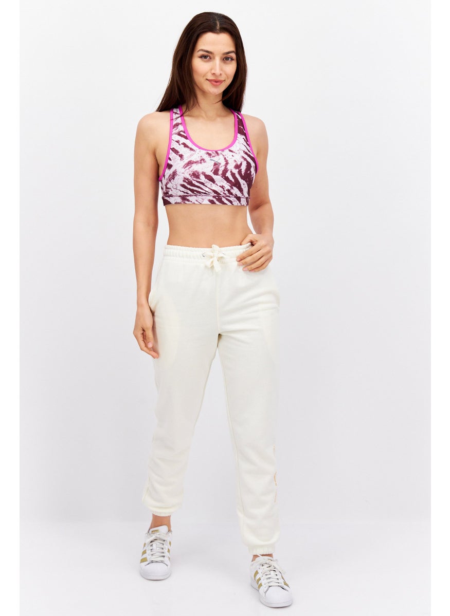 PUMA - Women Sportswear Fit Padded Training Sports Bra, Purple Combo - Image 1