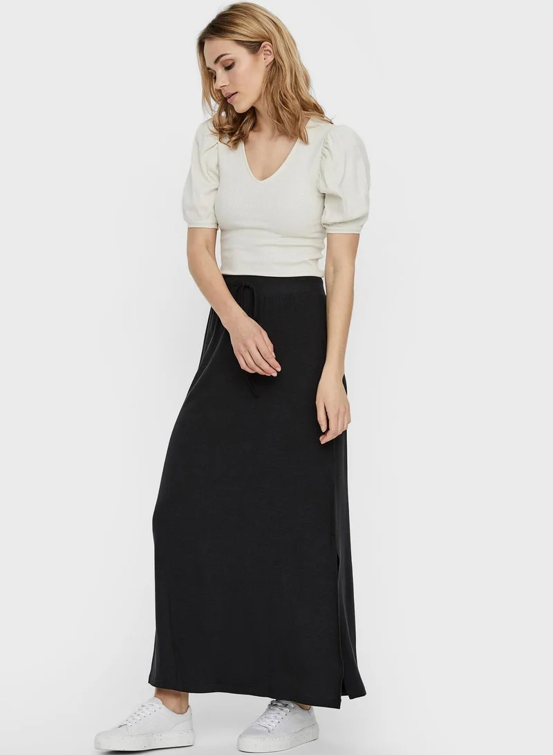 VERO MODA Drawstring Waist Skirt