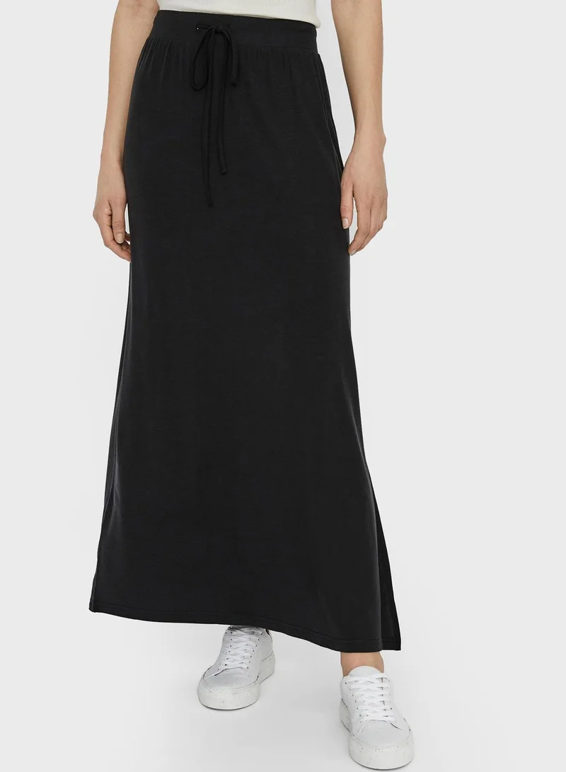 VERO MODA Drawstring Waist Skirt
