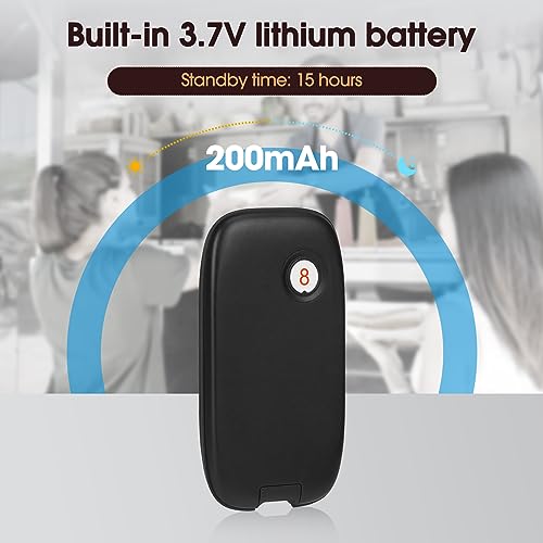 Retekess نظام جرس المطعم Retekess TD175P، جرسات، جرسات للمطاعم، 3280 قدم، مجموعة مع اهتزاز، ووميض وجرس، 30 جرس طلبات للمطعم، ساحة الطعام، الشركات - Image 5