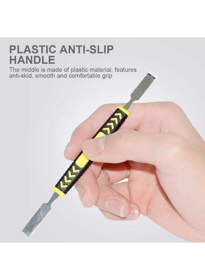 Rubik 6In1 Crowbar Pry Bar Repair Tools Kit Set, Double-Headed, For Electronics Mobile Phone pieces Prying Opening Disassembly Scraper, Metal Dual Ends Spudger Set  - Image 3