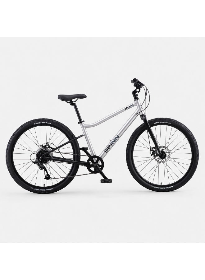 SPINN Fun 8D 20-Inch  Kids & Teens | 20-Inch Wheel Size | Adjustable Seat | 8-Speed Disc Brake | Space Black - Image 1
