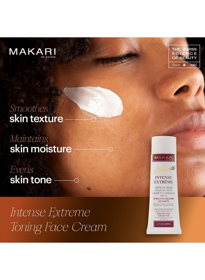 ماكاري كريم الوجه Naturalle Intense Extreme Brightening (1.7 أونصة) | علاج مضاد للشيخوخة ومفتح لندبات حب الشباب وعلامات التمدد والتجاعيد | مرطب للبشرة الجافة بزبدة الشيا وعامل حماية من الشمس 16 - Image 2