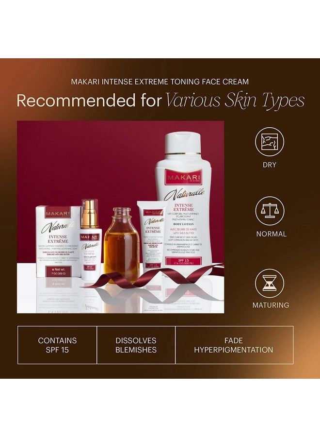 ماكاري كريم الوجه Naturalle Intense Extreme Brightening (1.7 أونصة) | علاج مضاد للشيخوخة ومفتح لندبات حب الشباب وعلامات التمدد والتجاعيد | مرطب للبشرة الجافة بزبدة الشيا وعامل حماية من الشمس 16 - Image 5