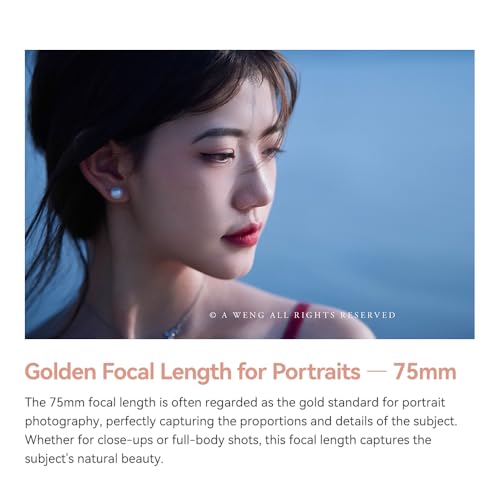 TTArtisan 75mm F2 Full Frame Auto Focus Portrait Lens Large Aperture for Leica for Sigma for Panasonic L Mount Cameras Black - Image 3