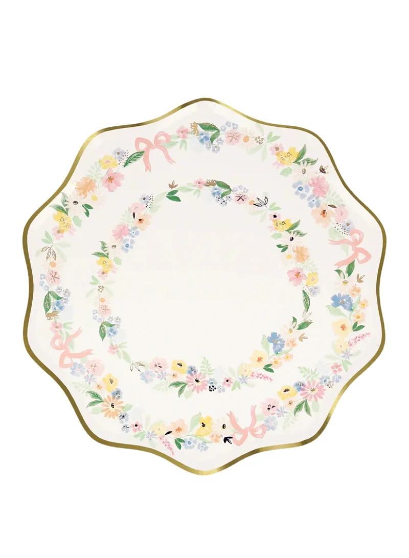 Meri Meri Elegant Floral Dinner Plates