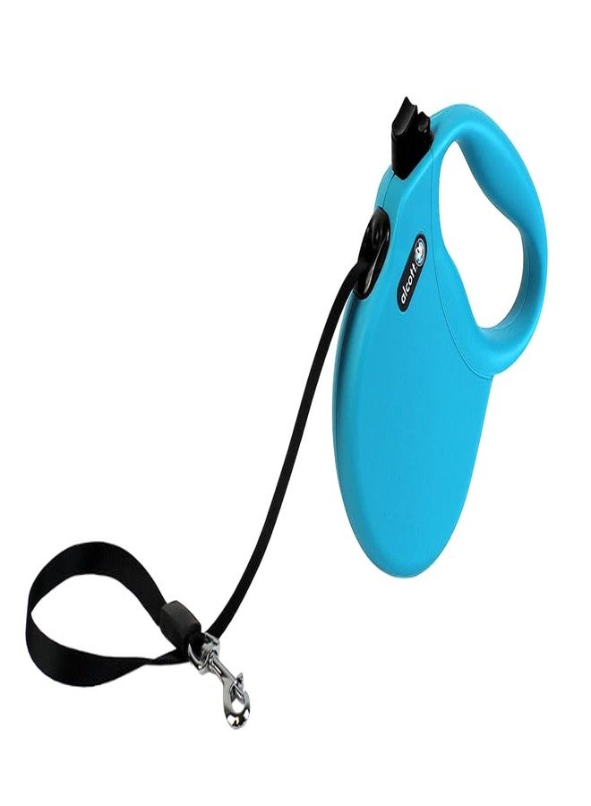 Alcott Wanderer Retractable Leash, Small, Blue - Image 2