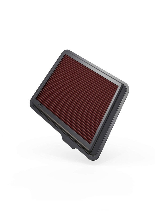 K&N High-Flow Original Lifetime Engine Air Filter: Increase Power: Premium, Washable: Compatible with 2008-2013 Chevrolet/GMC/Hummer: Colorado, Canyon, H3, H3T, 33-2408 - Image 1