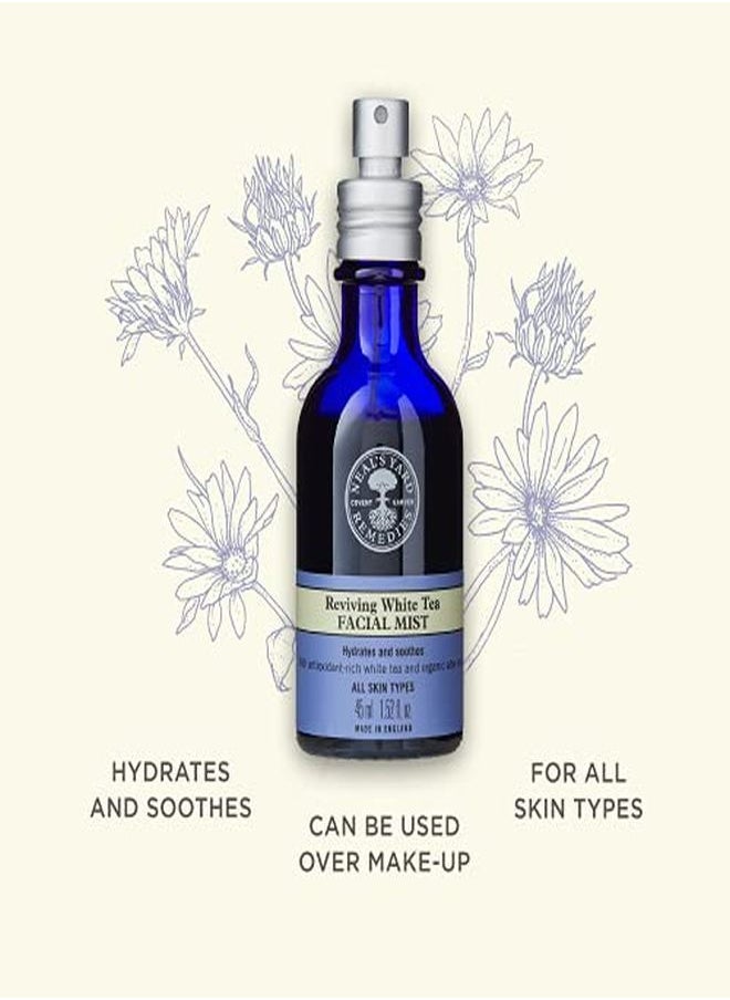 Neal's Yard Remedies - Lightweight Daily Reviving White Tea Facial Mist For All Skin Types Hydrates & Soothes, 45Ml - Image 1