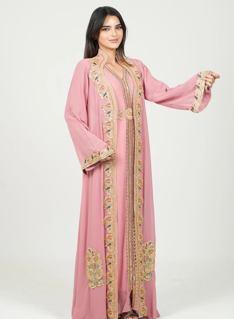 AL BENT AL SHARQIEH embroidered kaftan dress jalabia