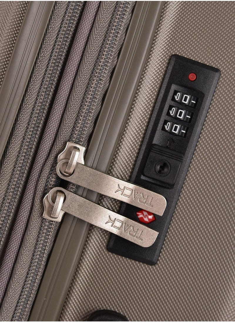 Track - Track Luggage set ABS Hard Material lightweigh Trolley Travel 4 Double wheels Bag,AL007/3p - Image 1